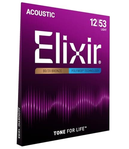 Elixir Elixir 80/20 Bronze POLYWEB Light, 12–53 (11050)