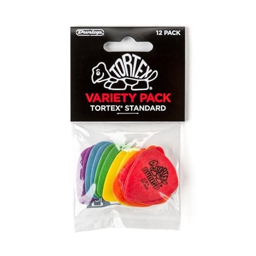 Dunlop Dunlop Tortex Standard Pick Variety Pack, 12 picks