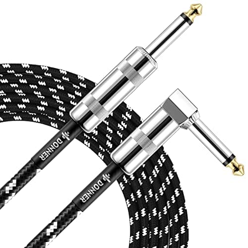 Donner Donner Guitar Cable, 10 ft right angle